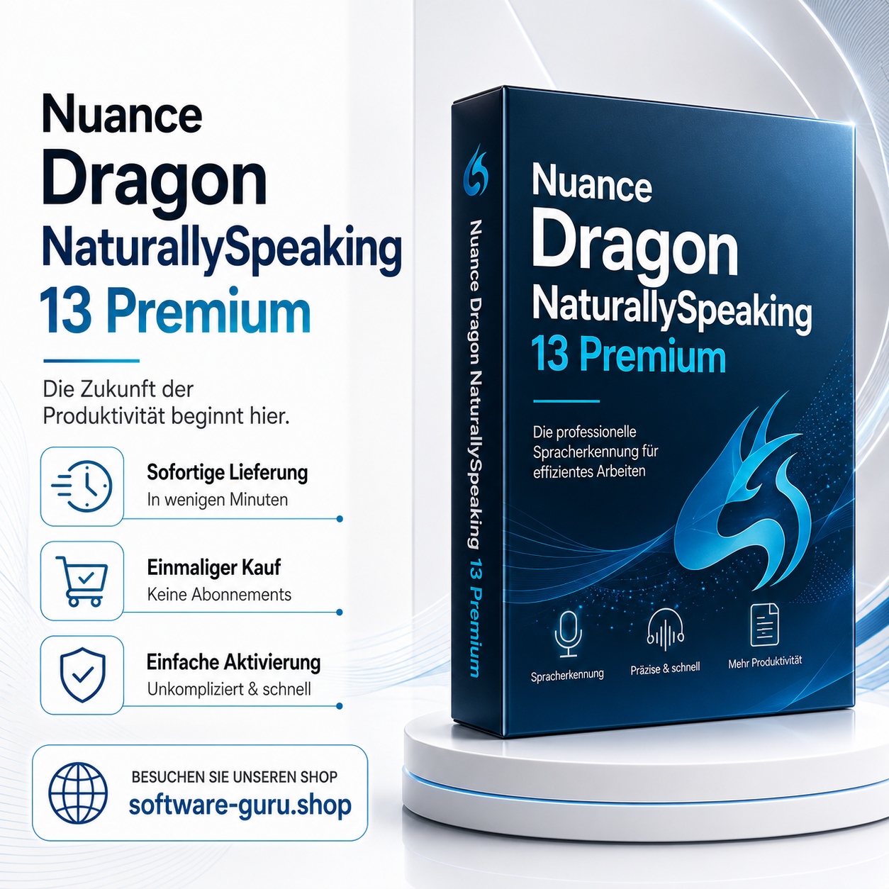Nuance Dragon NaturallySpeaking 13 Premium